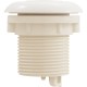 Hydrabaths Air Button, 2-1/2"fd, Low Profile, White : HSA-101