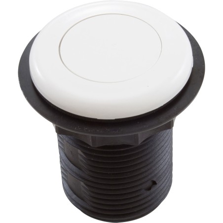 Air Button, TDI 3428, Low Prof, 1-1/4"hs, 1-5/8"fd, White : MPT-01010-3428