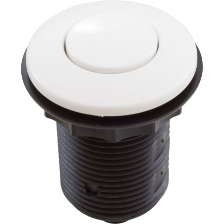 Air Button, Tecmark, Low Profile, 1-1/4 Hole Size, White : MPT-01010-3428D