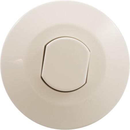 Air Button, Herga, Standard, 1-3/4"hs, 2-5/8"fd, White : 6442-BAAA-A