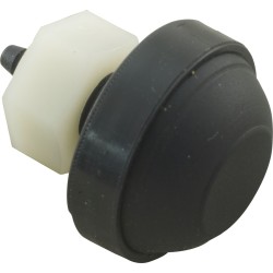 Air Microbellow, Herga, Raised Cone, 3/8"hs, 3/4"fd, Black : 6435-00