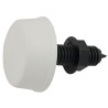 Air Button, Herga, Mushroom, 13/16"hs, 2-1/4"fd, Thd, White : 6433-CZZZ