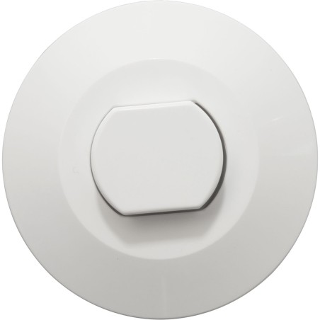 Air Button, Presair, Standard,  1-3/4"hs, 2-5/8"fd, White : B225WA