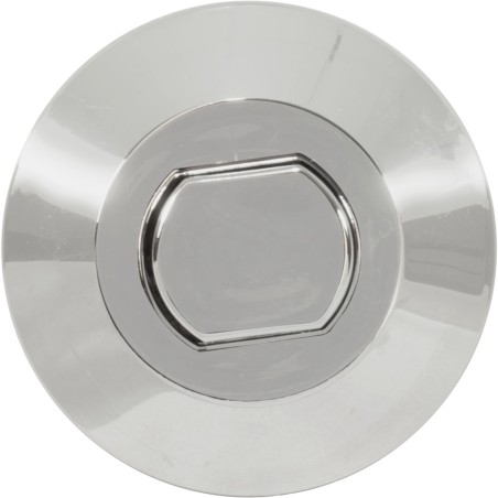 Air Button, Presair, Standard,  1-3/4"hs, 2-5/8"fd, Chrome : B225CA