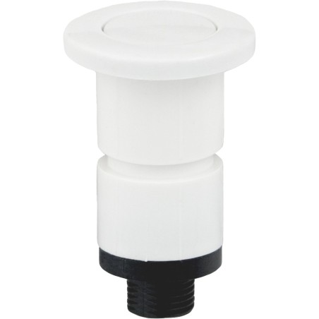 Air Button, Presair, Gunite, 1"hs, 1-1/2"fd, White : B330WA