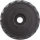 Knob, Waterway, F.A.S., 1" Scalloped, Black : 662-3011