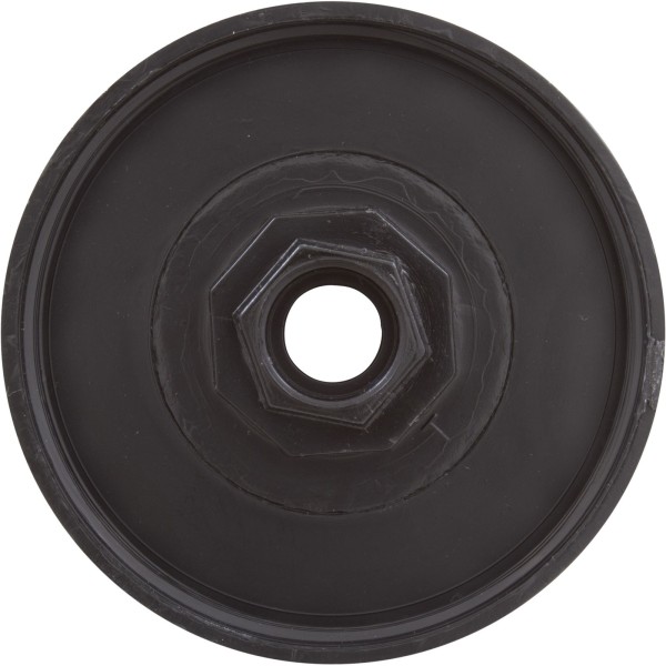 Knob, Waterway, F.A.S., 1" Scalloped, Black : 662-3011