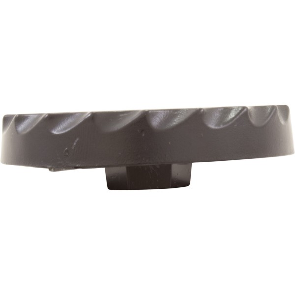 Knob, Waterway, F.A.S., 1" Scalloped, Black : 662-3011