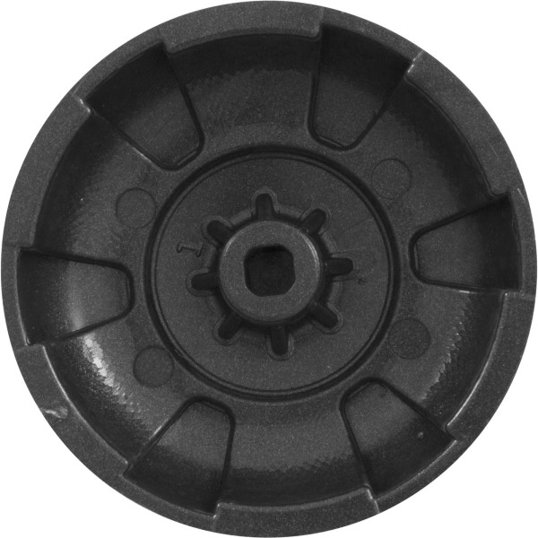 Knob - 6 Spoke Design 1" Air Control - Blk : 662-3611