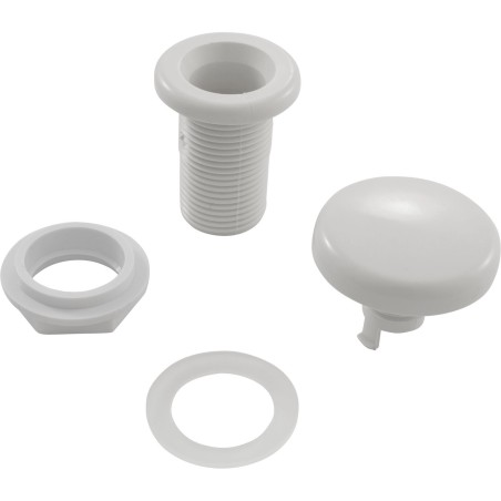 Air Control, BWG, 1/2" Top Draw, Snap Cap, Smooth, White : 13712-WH