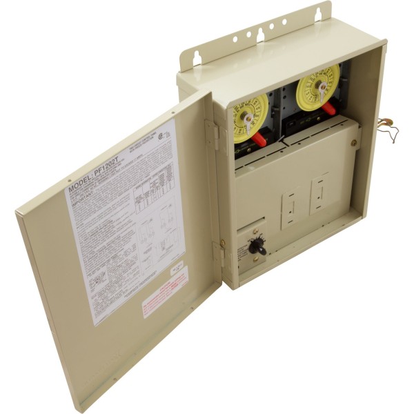 For Pools W/Cleaner Requires 2 Time Switches, 240V : PF1202T