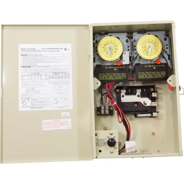 Time Clock, Intermatic, w/ Breaker Panel : PF1222TB1