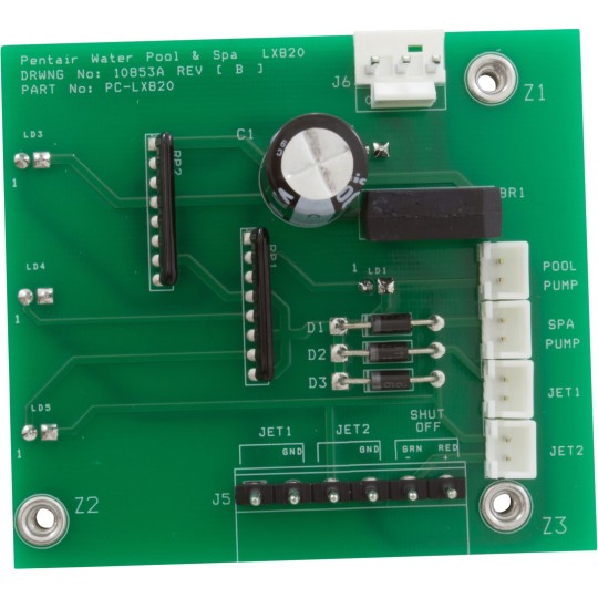 PCB, Pentair, Compool, LX-820 : PCLX820