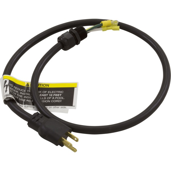 Power Cord, NEMA 15A, 3 foot, 3 Wire, with Strain Relief : 79137800