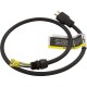 Power Cord, NEMA 15A, 3 foot, 3 Wire, with Strain Relief : 79137800