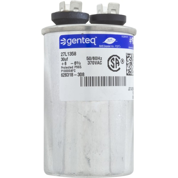 Run Capacitor, 30 MFD, 370v : 319-0027