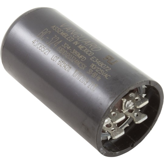 Start Capacitor, 324-388 MFD, 115v, 1-7/16" x 2-3/4" : BC-324