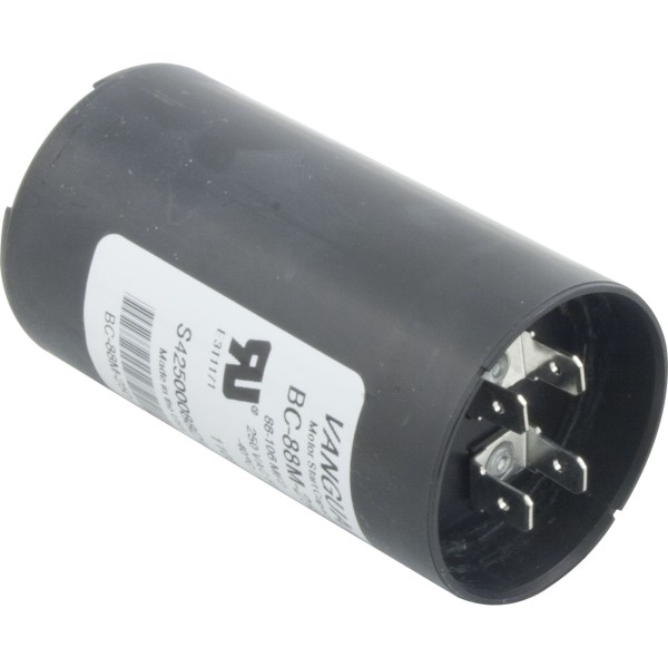 Start Capacitor, 88-108 MFD, 250v, 1-13/16"x3-3/8" : BC-88M-250