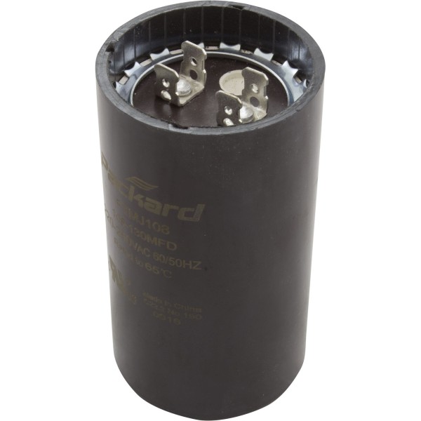 Start Capacitor, 108-130 MFD, 220-250 VAC : CAP-1046