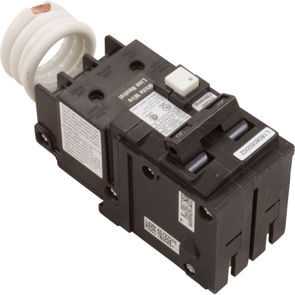 GFCI Circuit Breaker, 20A, 115v/230v, Double Pole : PA220GF