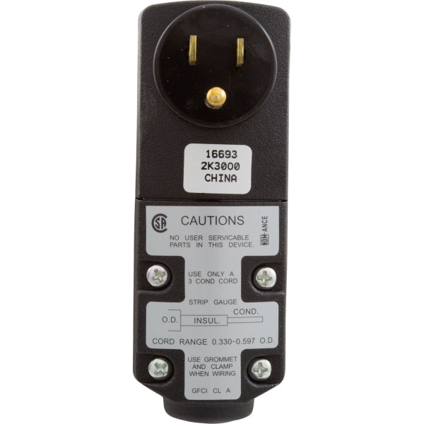 GFCI, Leviton, 15A, 115v, Self-Test, Auto Reset, Right Angle : GSRA1