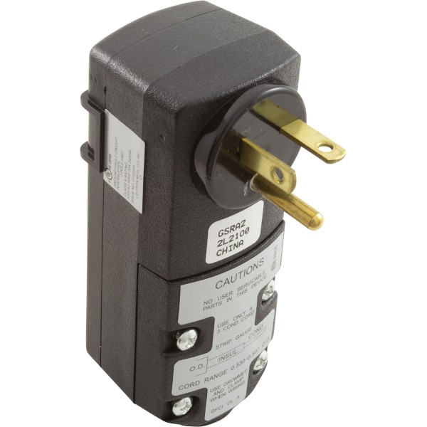 GFCI, Leviton, 20A, 115v, Self-Test Auto Reset, Right Angle : GSRA2