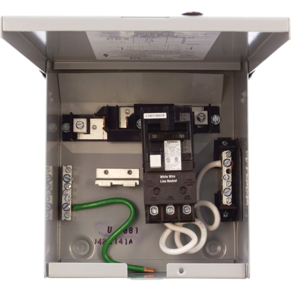 Load Center, GFCI Disconnect, 115v/230v, DP, 50A : U4881-O-50GB