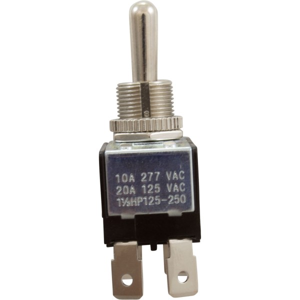 Toggle Switch, Single Pole Double Throw, 115v :