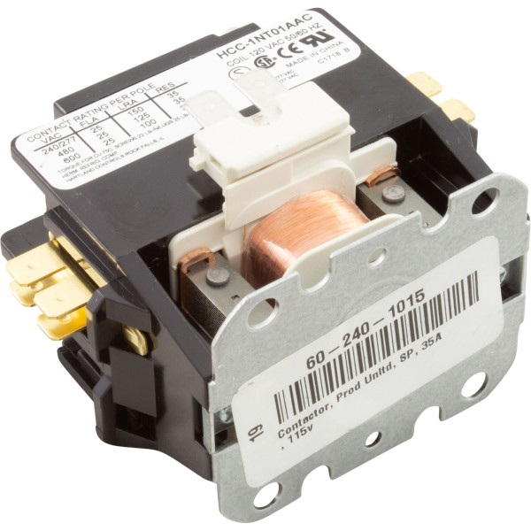 Contactor, SP, 25A FLA, 115v :