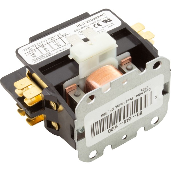 Contactor, 20A FLA, DP, 230v :