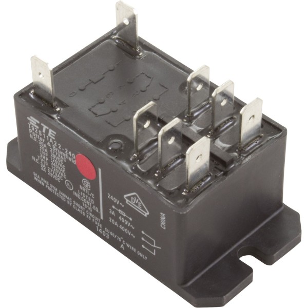 Relay, PandB, T-92, DPDT, 30A, 230v, Coil : 35-0037-K