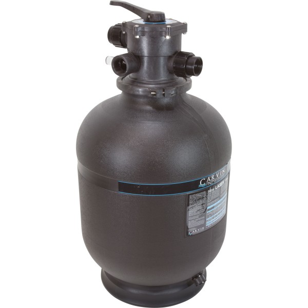 Sand Filter, Carvin Laser L192C-7C, Top Mt, 19", 1-1/2" Valve : 94089192