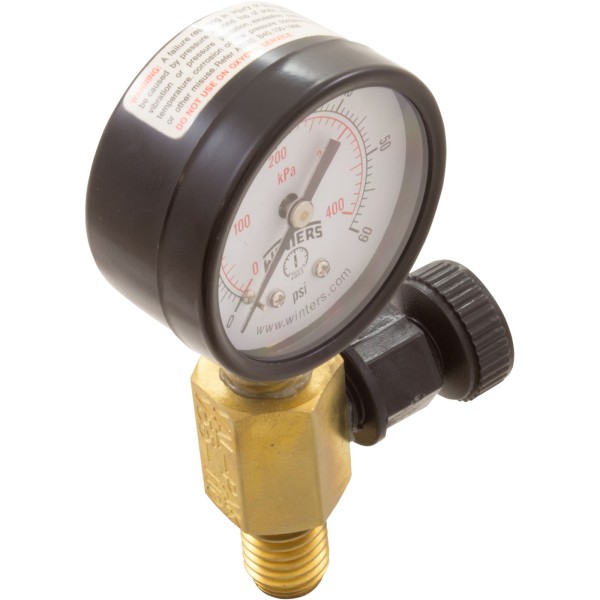 Pressure Gauge/Air Release Assy, Jandy CV Series, BM, Generic : V55-110