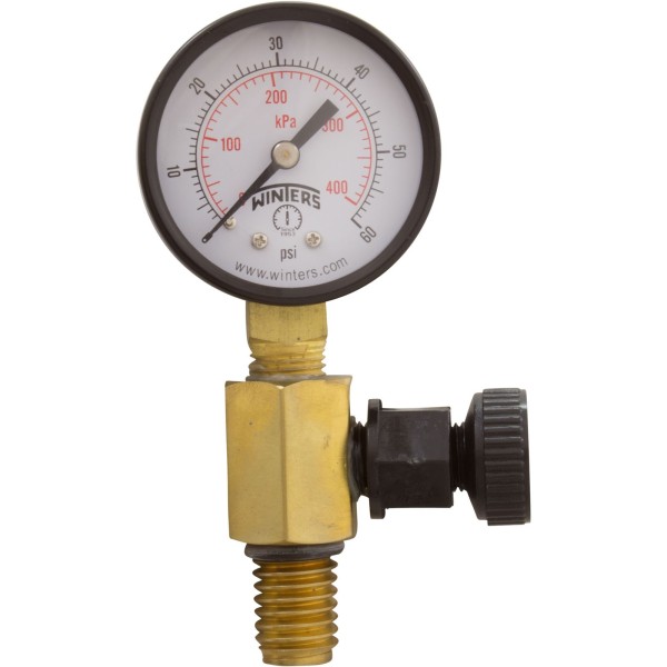 Pressure Gauge/Air Release Assy, Jandy CV Series, BM, Generic : V55-110