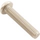 Screw, 8-32 x 1", Pan, Slot, SS :