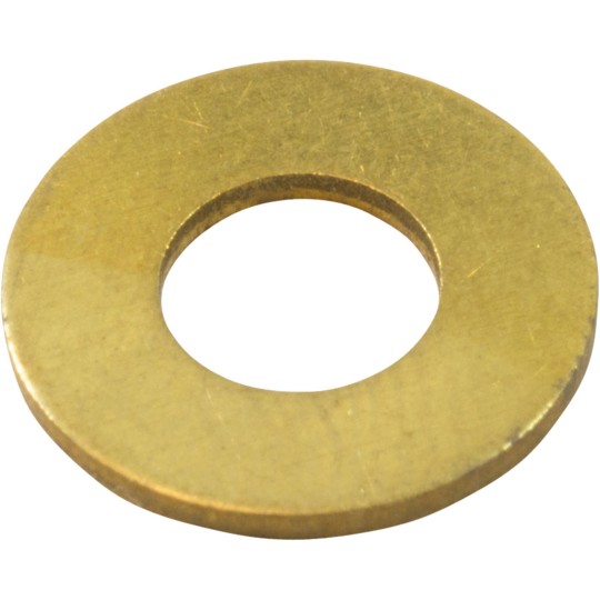 Washer,  1/4" id x 9/16" od, 1/32" Thick, Brass :