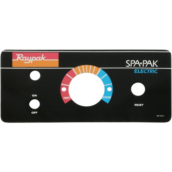 Dial Plate, Raypak ELS : 900615