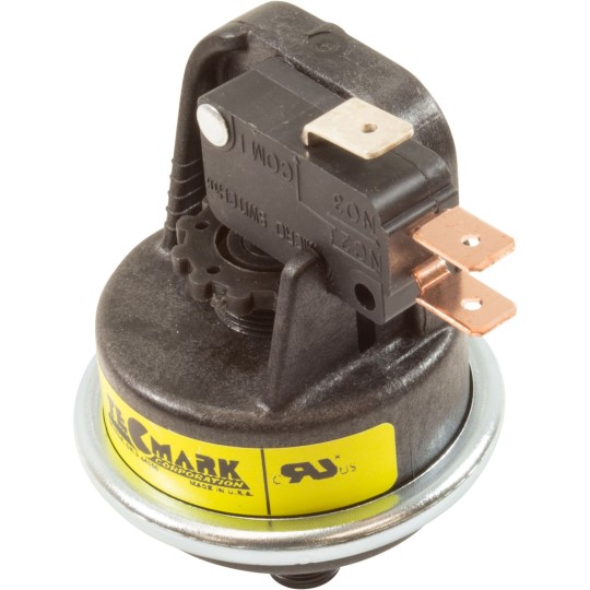 Pressure Switch 4015P, 25A, Tecmark, 1/8"mpt, SPDT, Plastic : 4015P