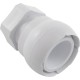 Nozzle, Carvin P and W Hydrotherapy Jet 20E, Dir, White : 43-0647-08-R