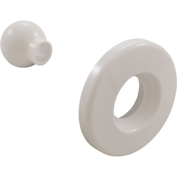 Escutcheon, GG/Balboa Budget Jet, w/ Eyeball, White : 23340-WH