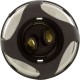 Jet Intl, WW Poly Storm, Swirl, 3-5/8"fd, TwinRoto, SS/DkGry, Thd : 229-4049S-DSG