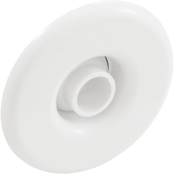 Escutcheon, BWG/HAI Slimline, Smth, w/Dir Eyeball, White : 10-3955WHT