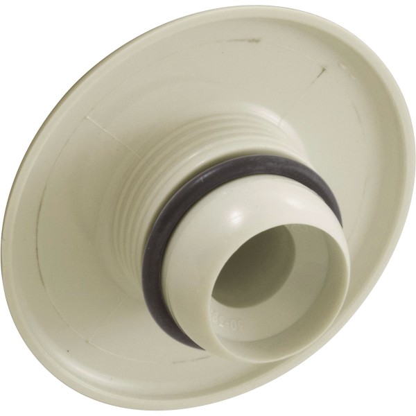 Escutcheon, BWG/HAI Slimline, Smth, w/Dir Eyeball, Bone : 10-3955BON