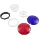 Light Lens Kit, O`Ryan, 2-1/2"hs, 3-1/4"fd, Red&Blue Reflector : 10000BB00000