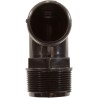 1 1/2"Mptx1 1/2"Hose Barb Ell - Black : 411-6521