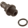 Barb Fitting, LX, 3/8"b x 1/4" MPT, Plastic : BARB14X38