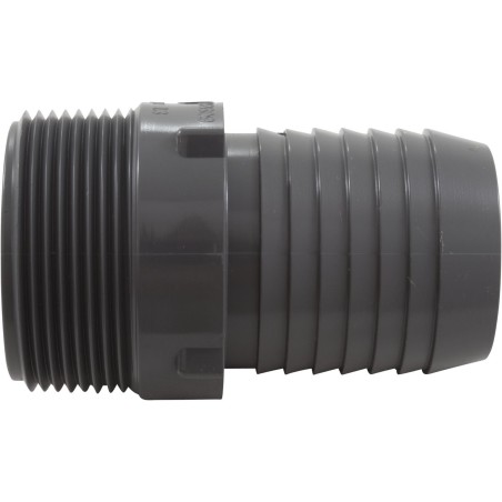 Barb Adapter, 1-1/2" Barb x 1-1/2" Male Pipe Thread : 1436-015