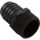 Hose Adapter, 1-1/2"mpt x 1-1/2" - 1-1/4" hose : 31105307R