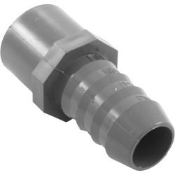 Adapter, 1/2" Slip x 3/4" Spigot x 3/4" Barb : 1432-007