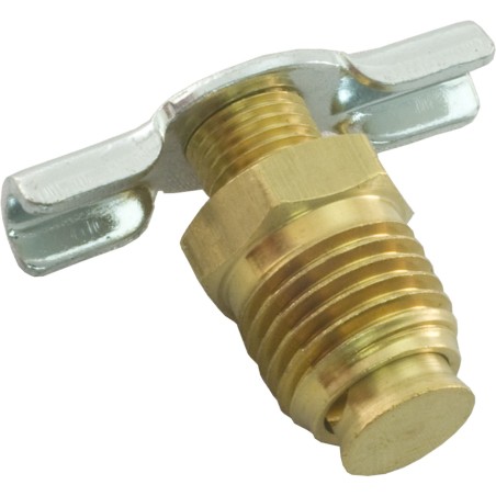 Bleeder Valve, Pentair PacFab Separation Tank, Brass : 154662